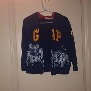 Gap Marvel 3T zip front hoodie